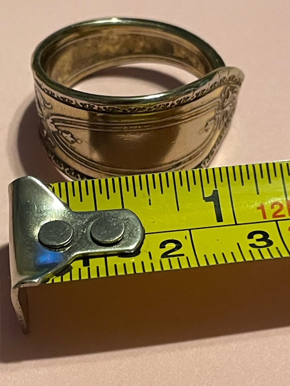 Vintage Ornate Spoon Ring #9147 👑 - Picture 9 of 12
